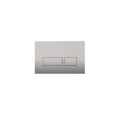 Royal Plaza Inala Plaque de commande WC boutons rectangulaires Argent