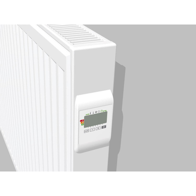 Vasco E panel h rb elektrische paneelradiator 60x100cm 1500watt Staal Traffic White OUTLETSTORE