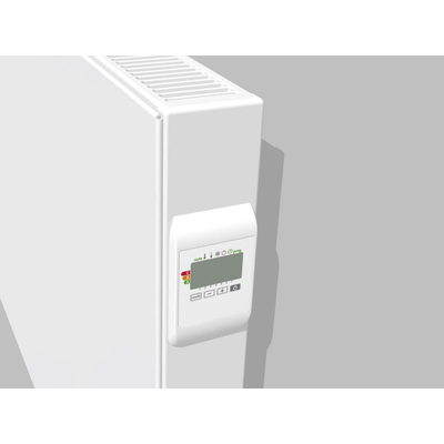 Vasco E panel h fl radiateur panneau électrique 60x120cm 2000watt Acier Traffic White