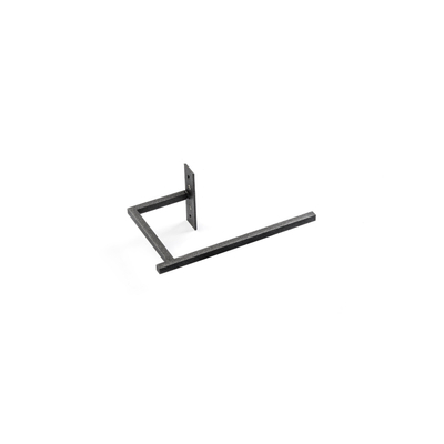 Vasco Niva Porte sèche-serviette court 24cm Noir à relief (RAL9005)