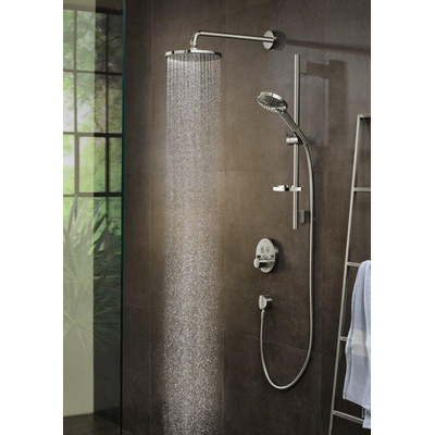 Hansgrohe Raindance S hoofddouche 240 1jet PowderRain met douchearm 39cm Ø24cm chroom