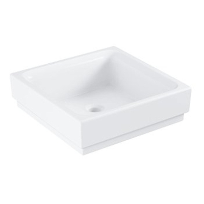 GROHE Cube vasque à poser en céramique 40x40cm sans trop-plein Pureguard blanc