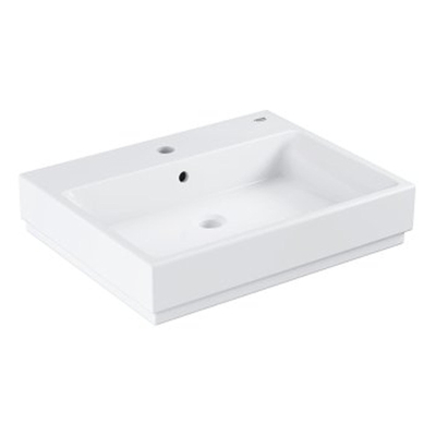 GROHE Cube keramiek wastafel 60x49 cm Met kraangat Pureguard wit