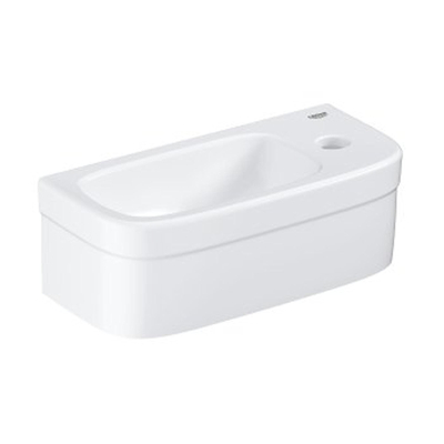 Grohe Euro Fontein - 37x18cm - 1 kraangat - zonder overloop - wit