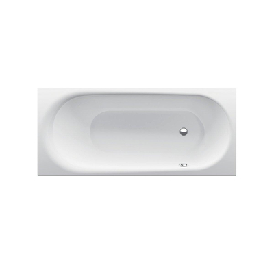 Bette Comodo baignoire 190x90x45cm côté pied droit trop-plein à l'avant blanc