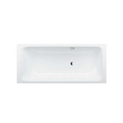 Bette Select baignoire tôle d'acier rectangulaire 170x75x42cm avec trop-plein arrière