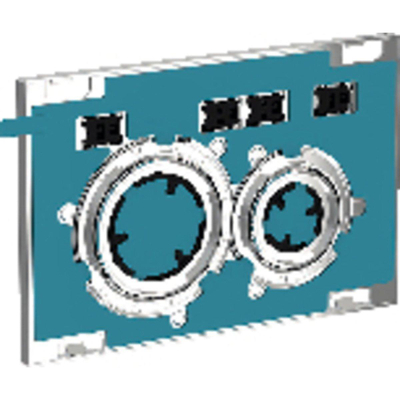 Geberit Sigma50 bedieningsplaat - 2-toets spoeling - rond - chroom/klantspesifiek - overig