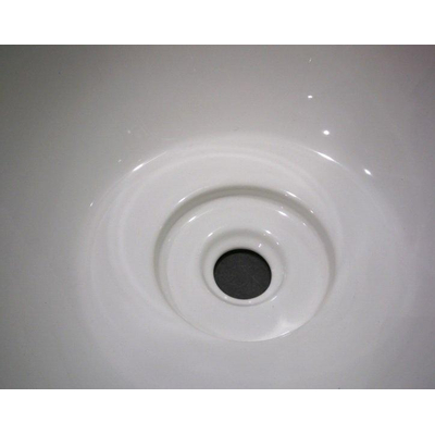 Royal Plaza Latona vasque à poser ronde 43x43x16cm avec cache-bonde blanc