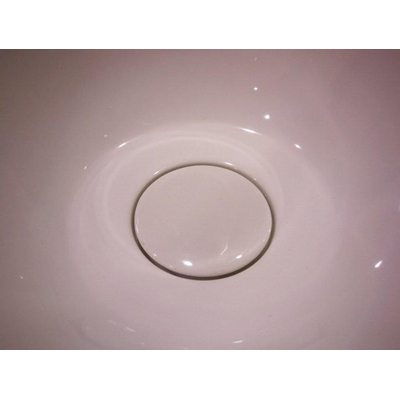 Royal Plaza Latona vasque à poser ronde 43x43x16cm avec cache-bonde blanc