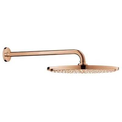 Grohe Rainshower Cosmopolitan 310 Douche Principale - 31cm - 1 type de jet - bras mural 38cm - warm sunset
