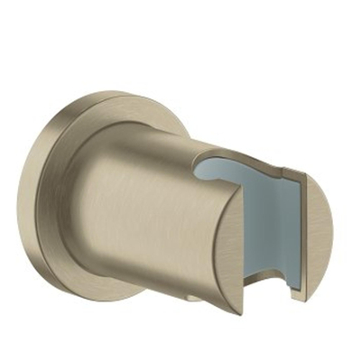 GROHE Rainshower Support de douchette - non réglable - rosace ronde - nickel brossé
