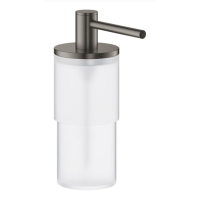 GROHE Atrio Distributeur de savon - 160ml - debout - rond - graphite dur brossé