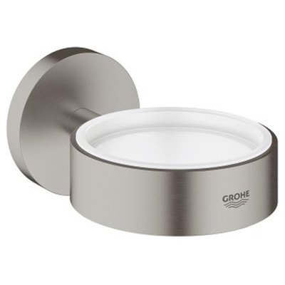 GROHE Essentials Wandhouder - voor zeepdispenser/glas - supersteel