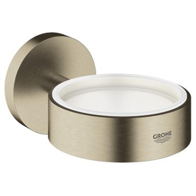 GROHE Essentials Wandhouder - voor zeepdispenser/glas - geborsteld nikkel