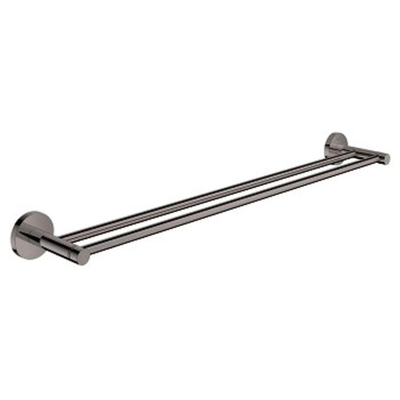 Grohe Essentials Handdoekhouder - 60cm - dubbel - hard graphite (antraciet)