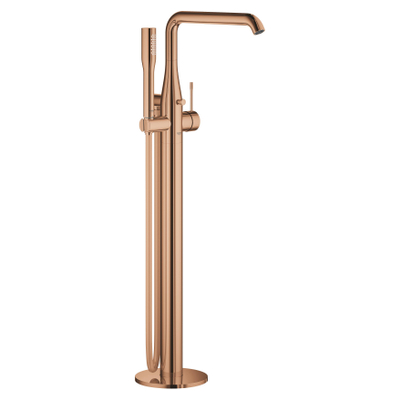 Grohe Essence New Afbouwdeel vrijstaande badkraan - omstel - draaibare uitloop 27.7cm - handdouche - doucheslang - warm sunset (koper)