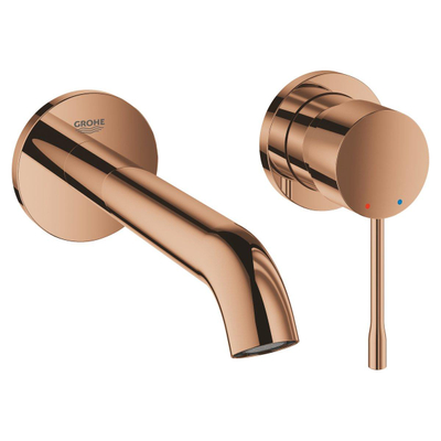 Grohe Essence New Wastafelkraan Inbouw - uitloop 18.3cm - M-size - warm sunset (koper)
