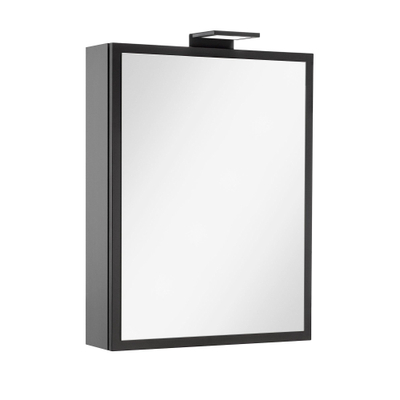 Vtwonen Stock spiegelkast links 45x60cm black