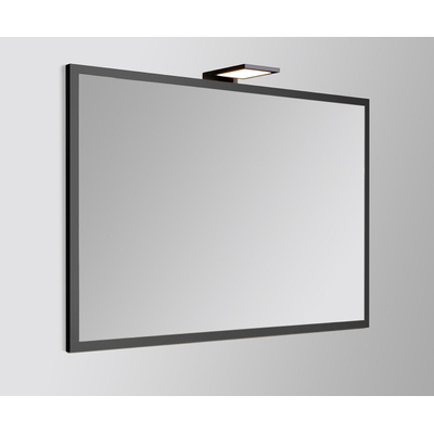 Vtwonen Goodmorning spiegel met lijst 120x60cm black OUTLET