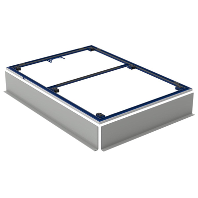 Geberit Setaplano montageframe 6 poten 120 x 80cm blauw