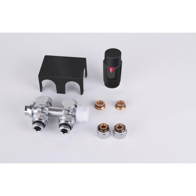 Royal Plaza Sorbus r bloc de raccordement universel avec bouton thermostatique noir mat