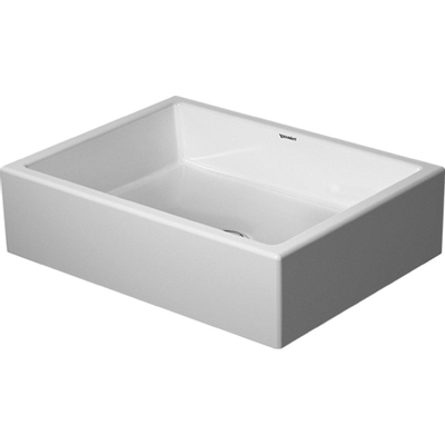 Duravit Vero Air Lavabo à poser - 50x38cm - sans trou de robinet - sans trop-plein - céramique - blanc