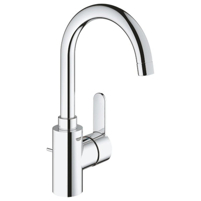 Grohe Eurostyle Cosmopolitan Wastafelkraan - L-Size - met afvoerplug - hoge draaibare uitloop - chroom