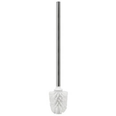 Emco Rondo 2 borstelkop wit borstelsteel chroom