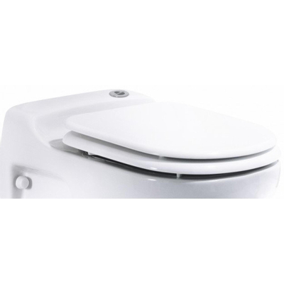 Sanibroyeur Sanicompact Star Abattant de WC avec couvercle Blanc