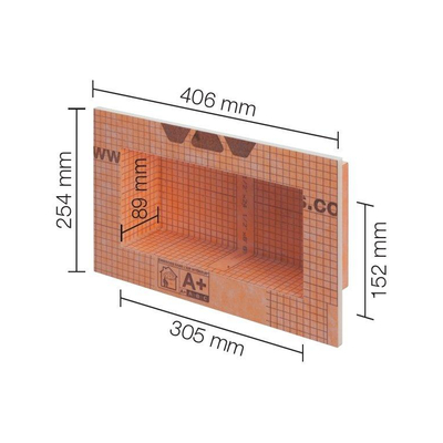 Schluter niche encastrée 305x152mm