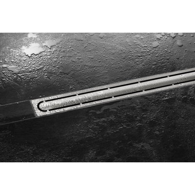 Schluter pure grille avec cadre pour caniveau de douche 70cm inox