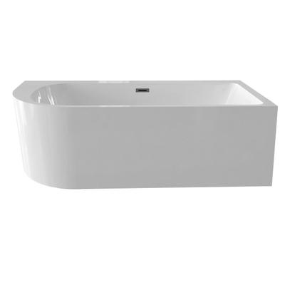 Royal Plaza Tarde Baignoire Semi Ilot Avec Tablier Coin Droite 180x80cm Blanc 93689 Sawiday Fr