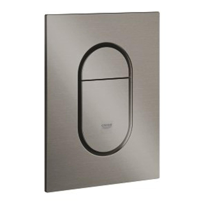 Grohe Arena Cosmopolitan Drukplaat - S-Size - brushed hard graphite (antraciet)