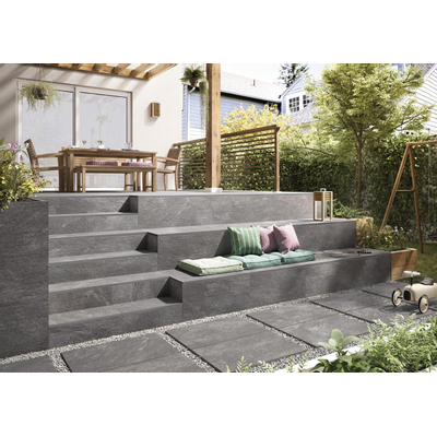 Villeroy & Boch My earth outdoor Carrelage pour terrasse 80x80cm Grey mat