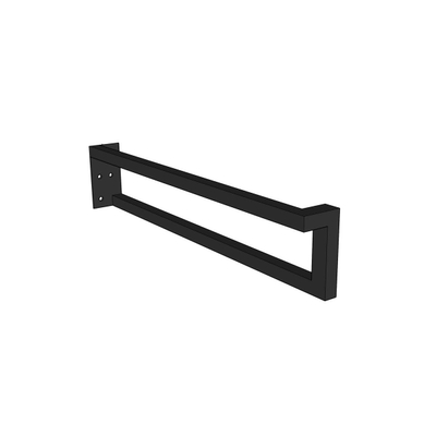 Royal plaza Merlot console de plan de lavabo modèle droit 44x9 noir mat