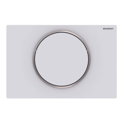 Geberit Sigma 10 plaque de commande blanc mat