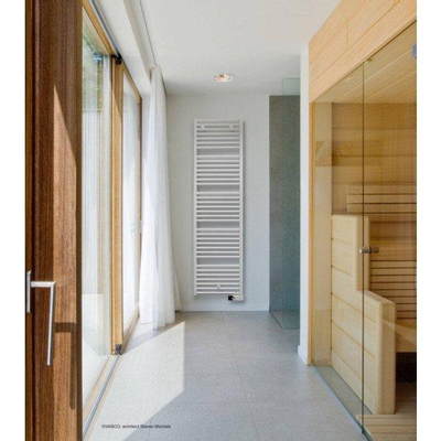 Vasco Iris radiateur él. - 168.2x60cm - 1000W - Traffic White