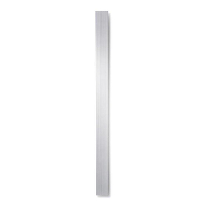 Vasco Bryce Mono designradiator aluminium verticaal 1800x150mm 586W - aansluiting 0066 wit structuur (S600)