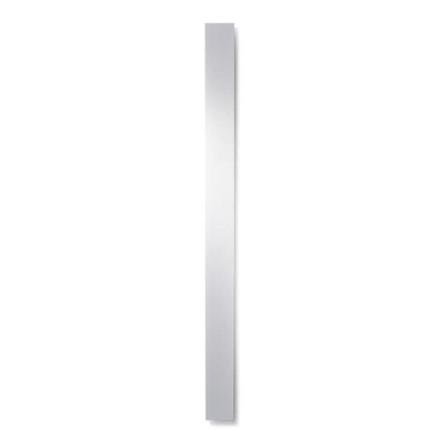 Vasco Beams Mono designradiator aluminium verticaal 1800x150mm 671W - aansluiting 0066 grijs groen (RAL9806)