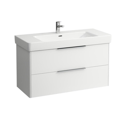 Laufen Base for Pro S meuble sous lavabo avec 2 tiroirs pour lavabo H813966 101x44x53cm blanc brillant