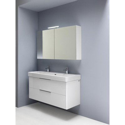 Laufen Base for Pro S meuble sous lavabo avec 2 tiroirs pour lavabo H814965 116x44x53cm blanc brillant