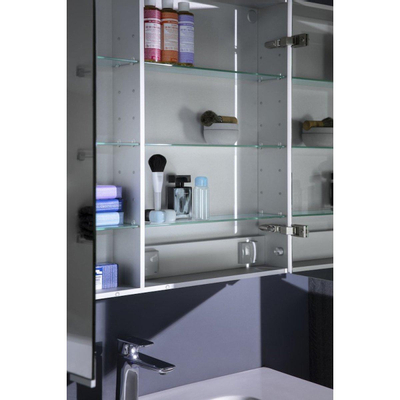 Laufen Frame 25 armoire de toilette à 2 portes avec éclairage à led 100x15x75cm avec interrupteur sensoriel