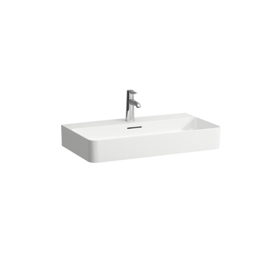 Laufen VAL lavabo-meuble 42x75x11.5cm avec trou de robinet avec trop-plein SaphirKeramik blanc