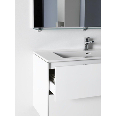 Laufen Pro s meuble combiné lavabo + base avec 2 tiroirs y compris lavabo 120x61x50cm 2 robinets avec trop-plein blanc brillant