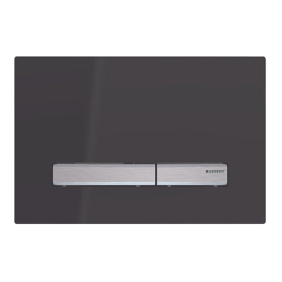 Geberit Sigma50 bedieningsplaat - 2-toets spoeling - vierkant - dualflush - zwart