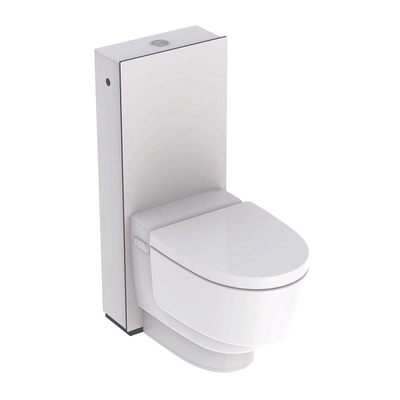 Geberit AquaClean Mera Classic Douchewc - spoelrandloos Staand - met geïntegreerd opbouwreservoir - wit glans