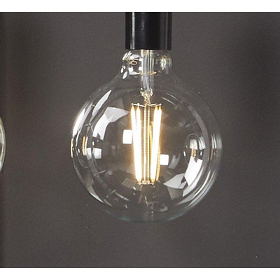 Lampe LED Royal Plaza Merlot E27 3000k 380l boule 125mm blanc chaud