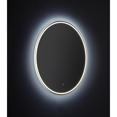 Royal Plaza Merlot Miroir avec éclairage LED 120cm rond avec capteur