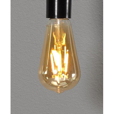 Royal plaza Merlot led lamp E27 1800k 380l peervormig amber