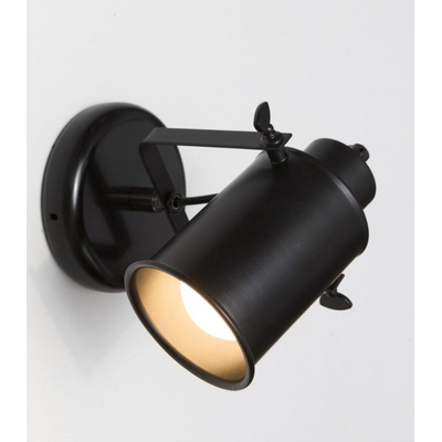 Royal plaza Merlot wandlamp cylinder e27 zonder lamp zwart SHOWROOMMODEL